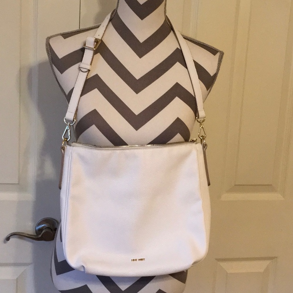Nine West white shoulder bag